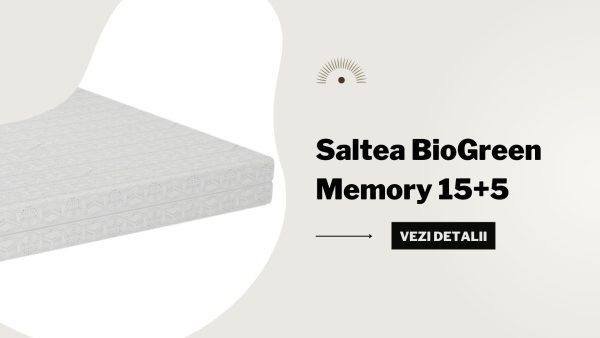 Saltea 160x200 BioGreen Memory 15+5